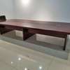 Boardroom Table; 300cm Mahogany Boardroom Table thumb 1