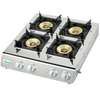 RAMTONS GAS COOKER 4 BURNER STAINLESS STEEL thumb 0