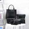*Quality Original Designer Ladies Business Casual Rubber 5 in 1 Legit  Handbags Backpack Clutch Wallet Set*
. thumb 1