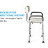 HEIGHT ADJUSTABLE SHOWER CHAIR WITH ARMS thumb 2