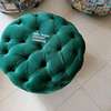 Trendy green round chesterfield sofa set thumb 0