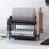 High Quality Heavy Duty 2tier Dish Rack with Cutlery Holder thumb 2