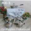 10pcs stainless steel cookware thumb 0