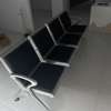 4-Link Leather Office Waiting Bench thumb 5