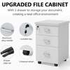 Mobile Pedestal Storage Cabinet with 3-Drawers thumb 3