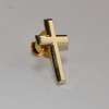 Cross (gold) Lapel Pin Badge thumb 1