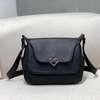 BR11 Faux Leather Crossbody Bag with Heart Clasp thumb 4