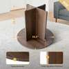 Modern Style Sleek Wooden Round Table thumb 2