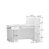 Reception Desk: 1.8m Office Desk, Professional Reception Use thumb 1