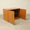 2-Door Cherry Wood Storage Cabinet thumb 1