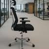 Office Chair: Mesh Fabric Orthopedic Seat thumb 3