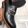 SOS Black Oxford Official Premium Leather Mens Laced up shoe thumb 1