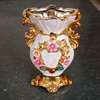 Ceramic gold vase thumb 1