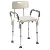 HEIGHT ADJUSTABLE SHOWER CHAIR WITH ARMS thumb 1