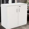 Office cabinet: Modern White Office Filing Cupboard thumb 0