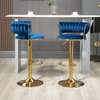 Gold Metal Swivel Barstool and Adjustable Height thumb 7