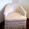 For Sale A Elegant Chintz Upholstered Barrel Arm Accent Tub Chair thumb 1