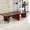 3.5 M Professional Rectangular Mahogany Boardroom Table thumb 9