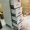 Durable Metal File Cabinet 4-Drawer Lockable White thumb 3