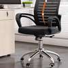Office Chair: Strong Adjustable Mesh Heavy Duty Fabric Chair thumb 2