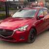 Mazda Demio 1500cc Petrol Red color fully loaded 2019 model thumb 2