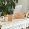 Wooden Laptop Stand,Vertical Laptop Stand Holder thumb 1