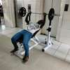 Strong semi commercial adjustable bench with squat rack thumb 4
