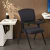 Office Chair; Black Office Chair With Writing Pad thumb 1