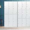 Office Cabinet :  9-Locker White Utility Office Cabinet thumb 0