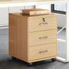 Office  Cabinet: 3- Drawer Wood Office Cabinet thumb 5