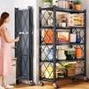 *Big Size Foldable Kitchen Rack with wheels* thumb 1