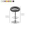 Office Barstool: Black Swivel Adjustable Office Barstool thumb 2