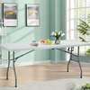 Dining Table:  6-Seater White Blow Molded Dining Table thumb 2