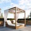 Outdoor canopy daybeds(teak,Meru oak,camphor) thumb 3