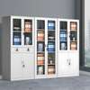 2-Door Half-Glass Steel Cabinet with 2-Drawers thumb 4