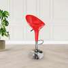 Office Stool: Blue Swivel Height Adjustable Office Stool thumb 1