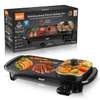2 In 1 Grill Pan With Cooker 1500W Temperature Control thumb 2