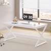 White Oak Desk; 55 Inch, Modern Pc Gaming, Executive Desk thumb 2