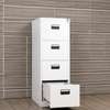 Office Cabinet : Vertical 4-Drawer Steel Cabinet Storage thumb 8