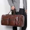 Leather  black & coffee brawn official travelling bags thumb 2