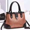 Leather single handbag thumb 1