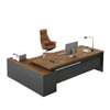 Office Desks: 1600mm Modern Hardwood Office Desk thumb 0