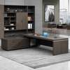 Office desk: 1.6m L-shaped executive office table thumb 1