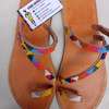 Beaded leather maasai sandals,  women's sandals thumb 1