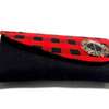 Womens Red Maasai Checkered  Clutch Bag thumb 0