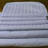 Pure cotton,pure white, stripped quality bedsheets thumb 5