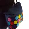 Womens Multicolor Polka denim handbag + coin purse thumb 2