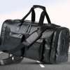 Leather  black & coffee brawn official travelling bags thumb 3