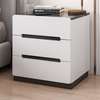 White Wooden Nordic Style Side Bedroom Cabinet thumb 3