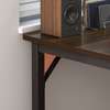 Office Desk: Minimalist Rectangular Lumber Boardroom Desk thumb 3